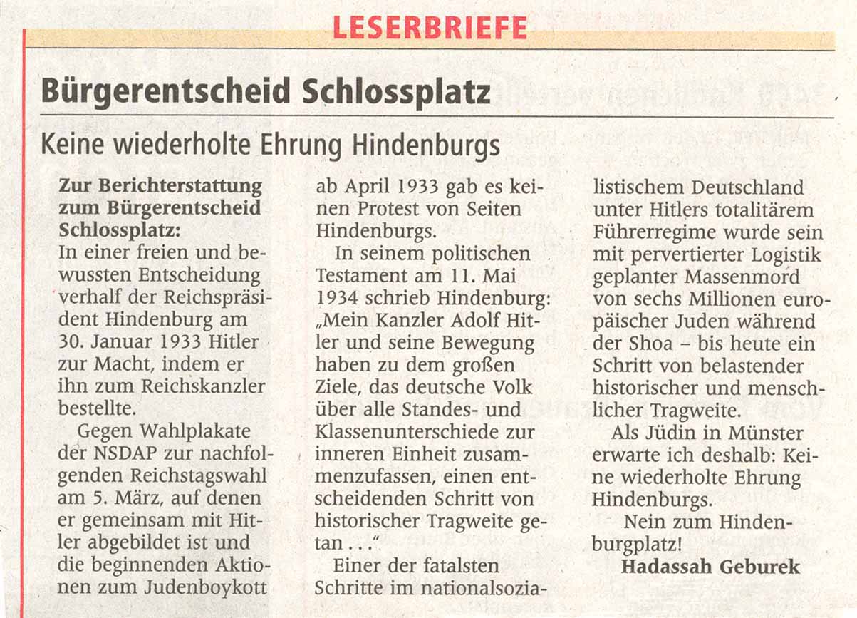 WN: Leserbrief Geburek