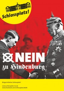 Plakat "Nein zu Hindenburg"